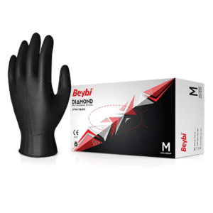 Diamond Siyah Nitril Eldiven - 100'lük Kutu